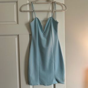 Light blue mini dress
